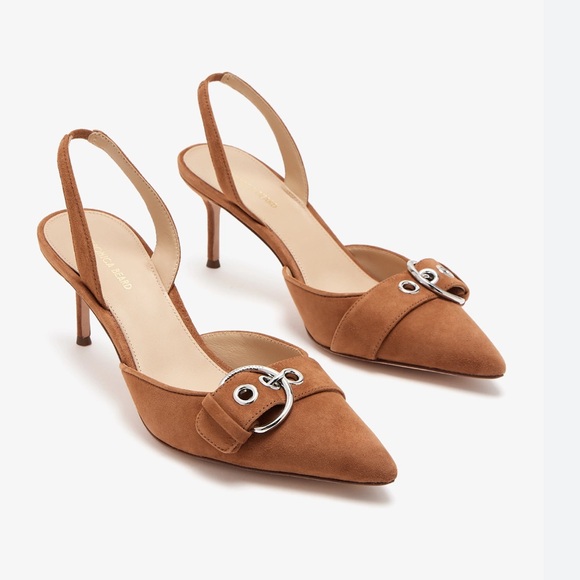 Veronica Beard Shoes - Veronica Beard Tan Slingback Heels